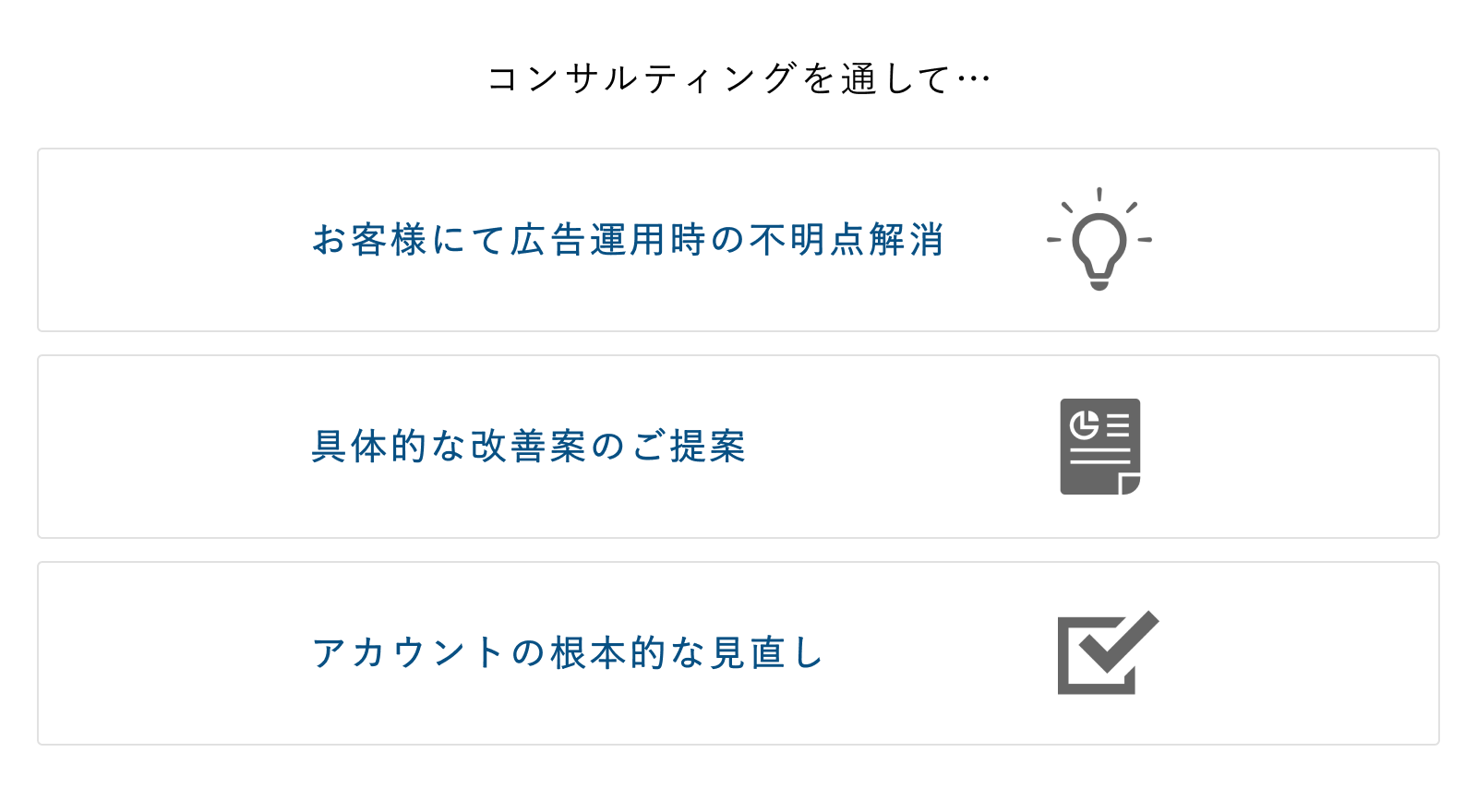 株式会社ケアコラボ様 コンサルティング内容